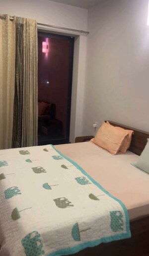 Bedroom in 3 BHK Apartment at Krisumi Waterfall Residences, Sector 36a – for Rent