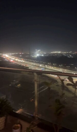 Balcony in 3 BHK Apartment at Krisumi Waterfall Residences, Sector 36a – for Rent