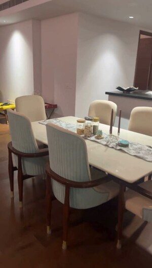 Living Room in 3 BHK Apartment at Krisumi Waterfall Residences, Sector 36a – for Rent