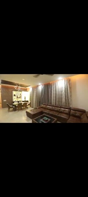 Living Room in 4 BHK Apartment at One Hiranandani Park, Ghodbunder Road – for Sale