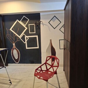 Staircase in 3 BHK Builder Floor at Savitri Nagar – for Rent