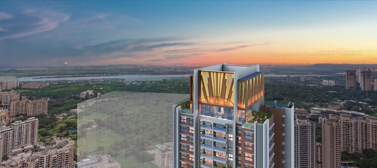 Exterior View, purva-panorama 4 Bedroom 3232 Sq.Ft. Apartment In Ghodbunder Road Thane 10295032