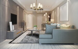 Living Room in Studio Apartment at Tata Gurgaon Gateway, Sector 112 – for Rent