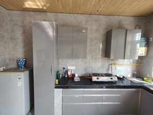 Kitchen in 2 BHK Builder Floor at Khirki Extension – for Rent