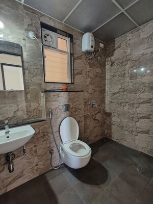 Bathroom in 3 BHK Apartment at Nyati Elysia 3, Kharadi – for Rent