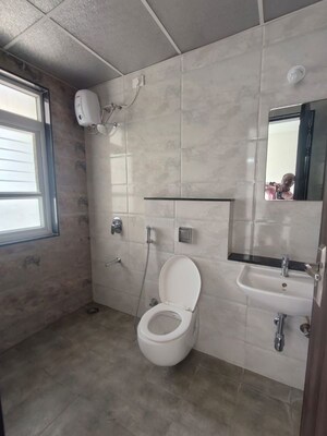 Bathroom in 3 BHK Apartment at Nyati Elysia 3, Kharadi – for Rent