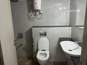 Bathroom in 3 BHK Apartment at Sargasan – for Rent