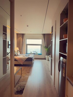 Living Room in Studio Apartment at AIPL Joy Street, Sector 66 – for Rent