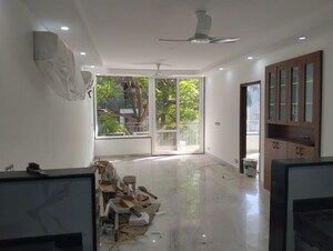 Living Room in 3 BHK Builder Floor at Greater Kailash ii – for Rent