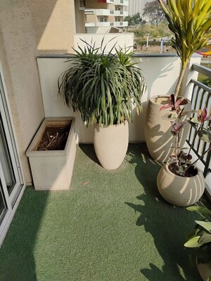 Balcony in 2 BHK Apartment at Krisumi Waterfall Residences, Sector 36a – for Rent