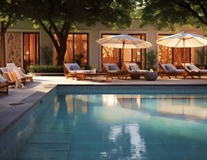 Swimming Pool in 2 BHK Apartment at Dream Nityanand Cosmopolitan CHS, Naupada – for Sale