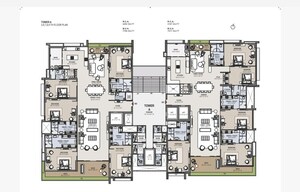 Floor Plan in 6 BHK Builder Floor at Vesu – for Sale