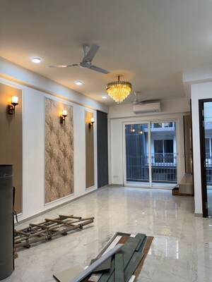 Living Room in 3 BHK Builder Floor at Smart World Orchard, Sector 61 – for Rent