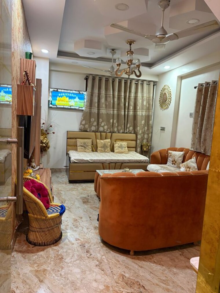 Living Room, rohini sector 13 2 Bedroom 1500 Sq.Ft. Builder Floor In Rohini Sector 13 Delhi 10295590