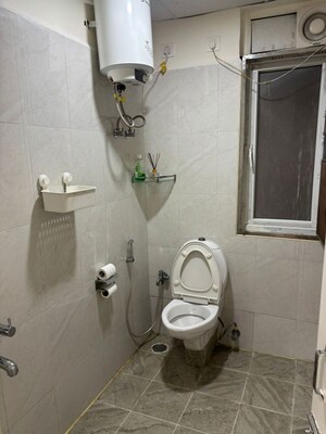 Bathroom in 3 BHK Apartment at Jains Carlton Creek, Manikonda – for Rent