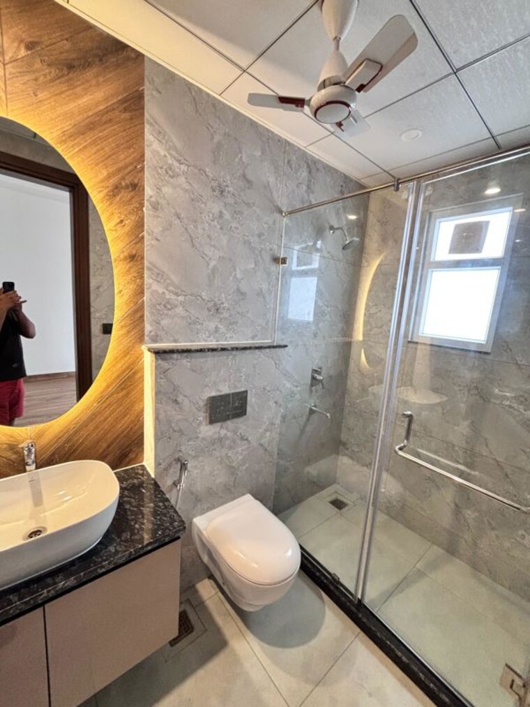 Bathroom, raj-one-good-earth 3 Bedroom 1600 Sq.Ft. Apartment In Sector 71 Gurgaon 10295935