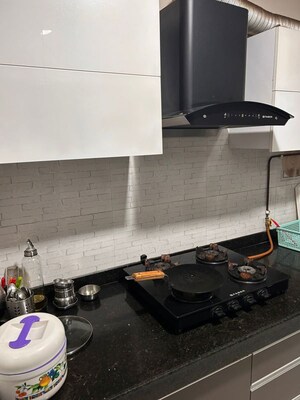 Kitchen in 2.5 BHK Apartment at Thane West – for Rent