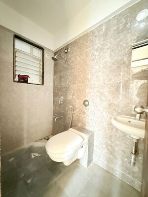 Bathroom in 2 BHK Apartment at Blue Bells Apartment, Pashan – for Rent