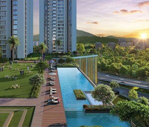 Swimming Pool in 2 BHK Apartment at Purva Panorama, Ghodbunder Road – for Sale