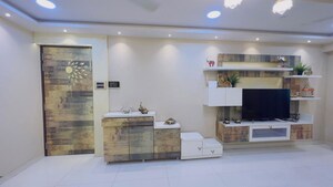 Living Room in 2 BHK Apartment at Thane West – for Rent