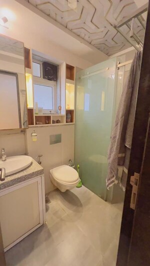 Bathroom in 2 BHK Apartment at Thane West – for Rent