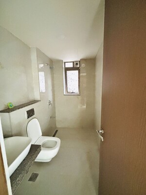 Bathroom in 3 BHK Apartment at Prestige Siesta, Mulund West – for Rent