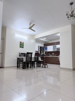 Living Room in 2 BHK Apartment at Brigade Northridge, Kogilu Road – for Sale