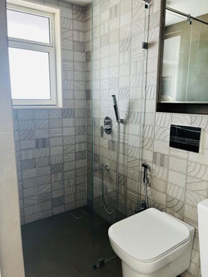 Bathroom in 3 BHK Apartment at Worli – for Rent