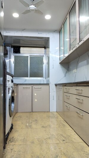 Kitchen in 3 BHK Apartment at Mon Desir Apartment, Dadar West – for Rent