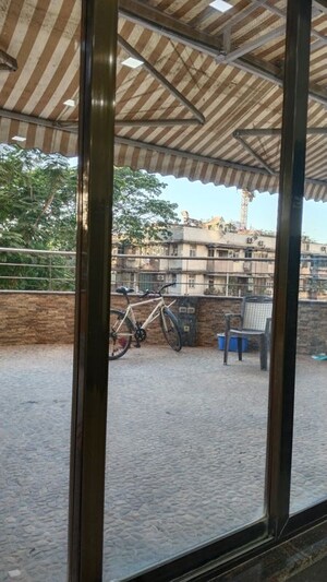 Balcony in 3 BHK Apartment at Mon Desir Apartment, Dadar West – for Rent