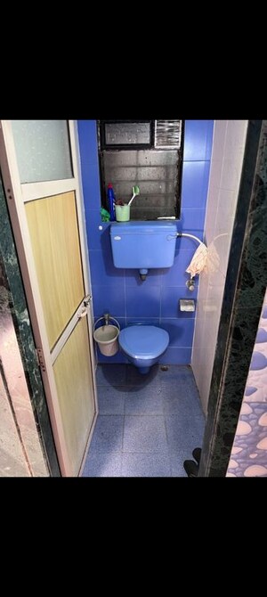 Bathroom in 1 BHK Apartment at Yashraj Park CHS, Kasarvadavali – for Rent