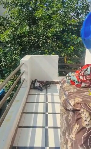 Balcony in 3 BHK Builder Floor at Sector 9a – for Rent