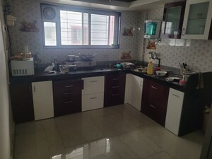 Kitchen in 2 BHK Apartment at Vrindavanam Apartment, Model Colony – for Rent