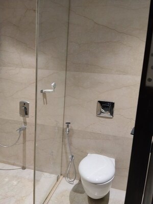 Bathroom in 3 BHK Apartment at Omkar 1973, Worli – for Rent