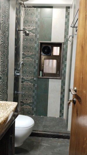 Bathroom in 3 BHK Apartment at Mon Desir Apartment, Dadar West – for Sale