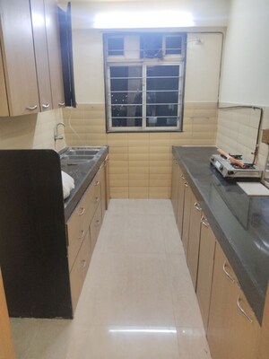 Kitchen in 3 BHK Apartment at Dosti Flamingos, Parel – for Rent