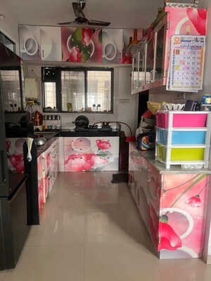 Kitchen in 2 BHK Apartment at Satyam Serenity, Wadgaon Sheri – for Sale