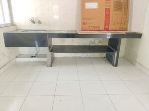 Kitchen in 2 BHK Apartment at Kumar Padmalaya, Aundh – for Rent