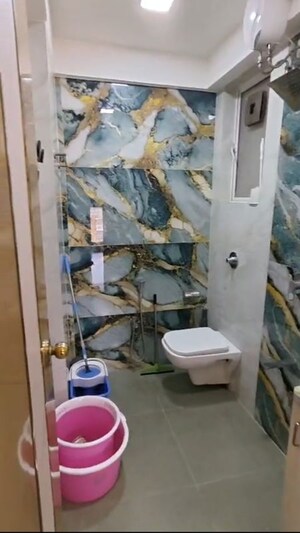 Bathroom in 2 BHK Apartment at Unique Ivana, Mira Road – for Sale