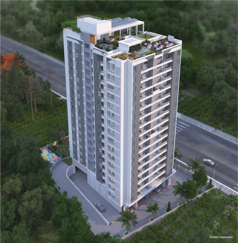 Exterior View, jk-sahadeo-polaris 2 Bedroom 750 Sq.Ft. Apartment In Someshwarwadi Pune 10296439