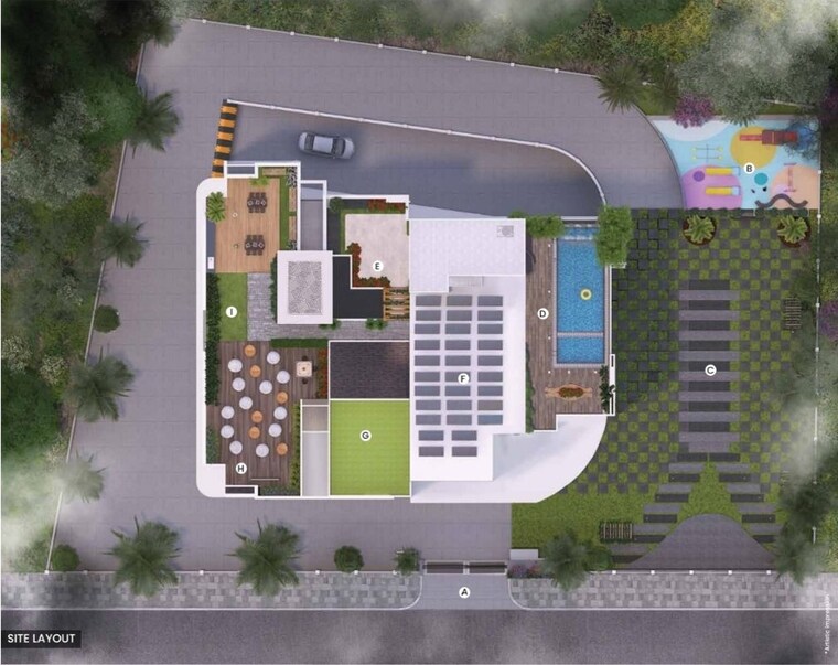 Exterior View, jk-sahadeo-polaris 2 Bedroom 750 Sq.Ft. Apartment In Someshwarwadi Pune 10296439