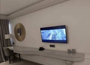 Furnished Amenities in 4 BHK Apartment at Oberoi Three Sixty West, Worli – for Rent