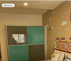 Living Room in 2 BHK Apartment at Rishita Manhattan, Gomti Nagar – for Rent