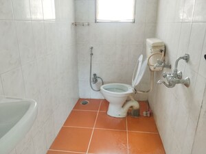 Bathroom in 2 BHK Apartment at Kumar Classic, Aundh – for Rent