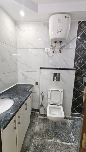 Bathroom in 2 BHK Builder Floor at Malviya Nagar – for Rent