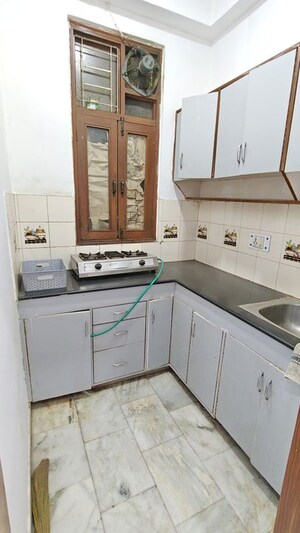 Kitchen in 1 BHK Builder Floor at Malviya Nagar – for Sale