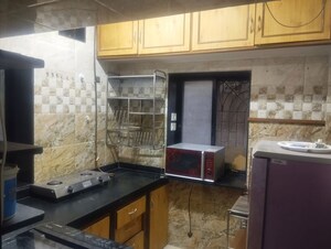 Kitchen in 1 BHK Apartment at Kaveri CHS, Vashi Sector 17 – for Rent