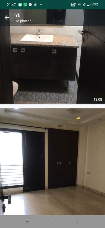 3 BHK + Servant Room Builder Floor For Rent in Greater Kailash I