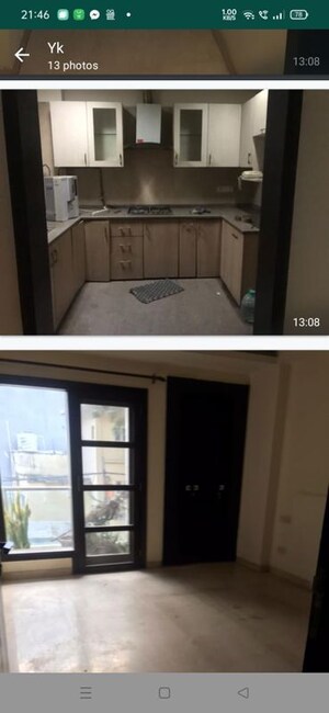 Kitchen in 3 BHK Builder Floor at Greater Kailash I – for Rent