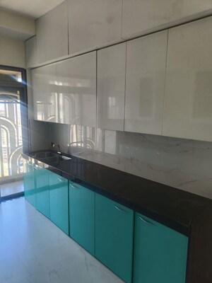 Kitchen in 3 BHK Apartment at Lodha Bel Air, Jogeshwari West – for Rent